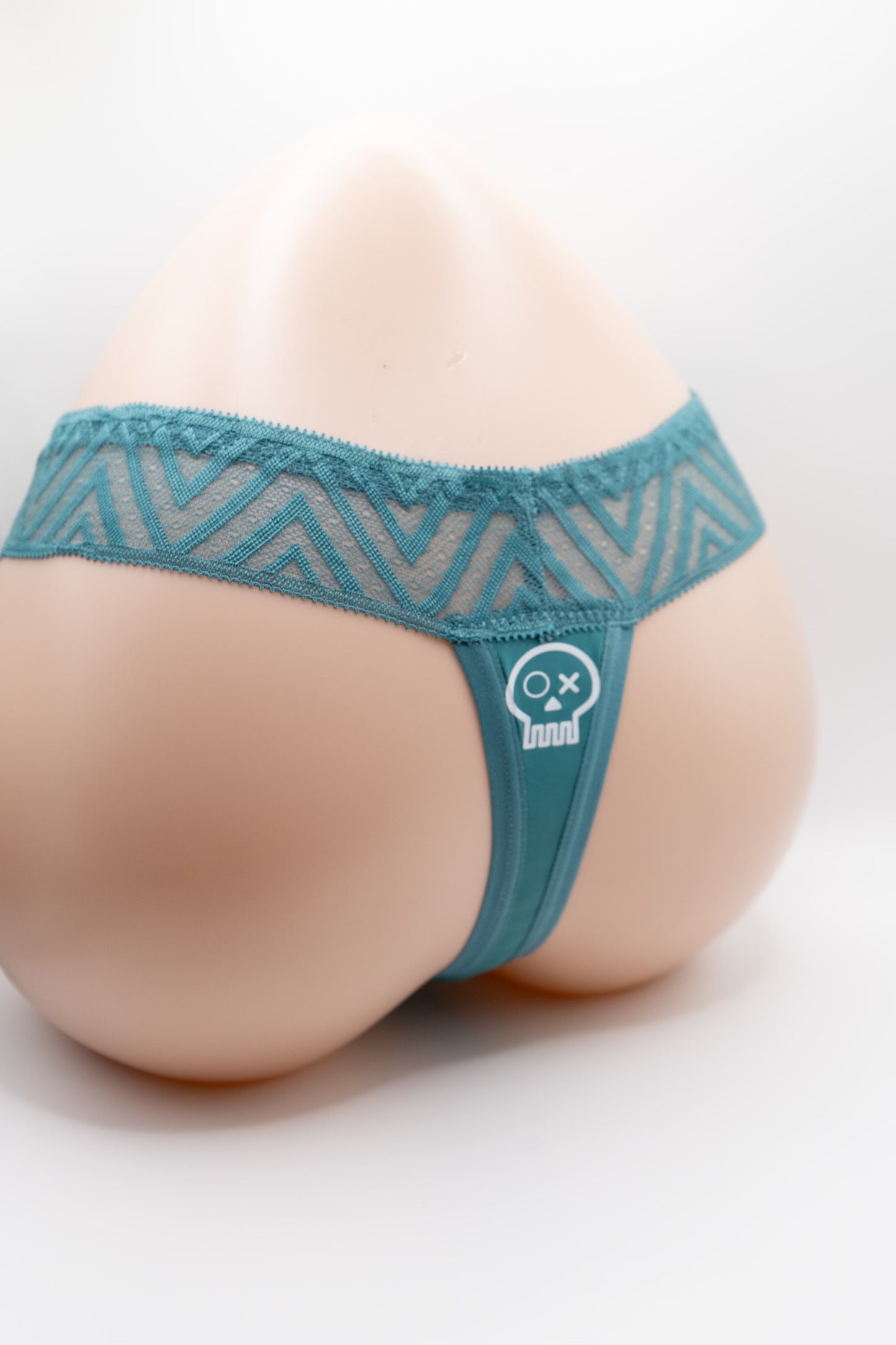 Lace Thong - Teal