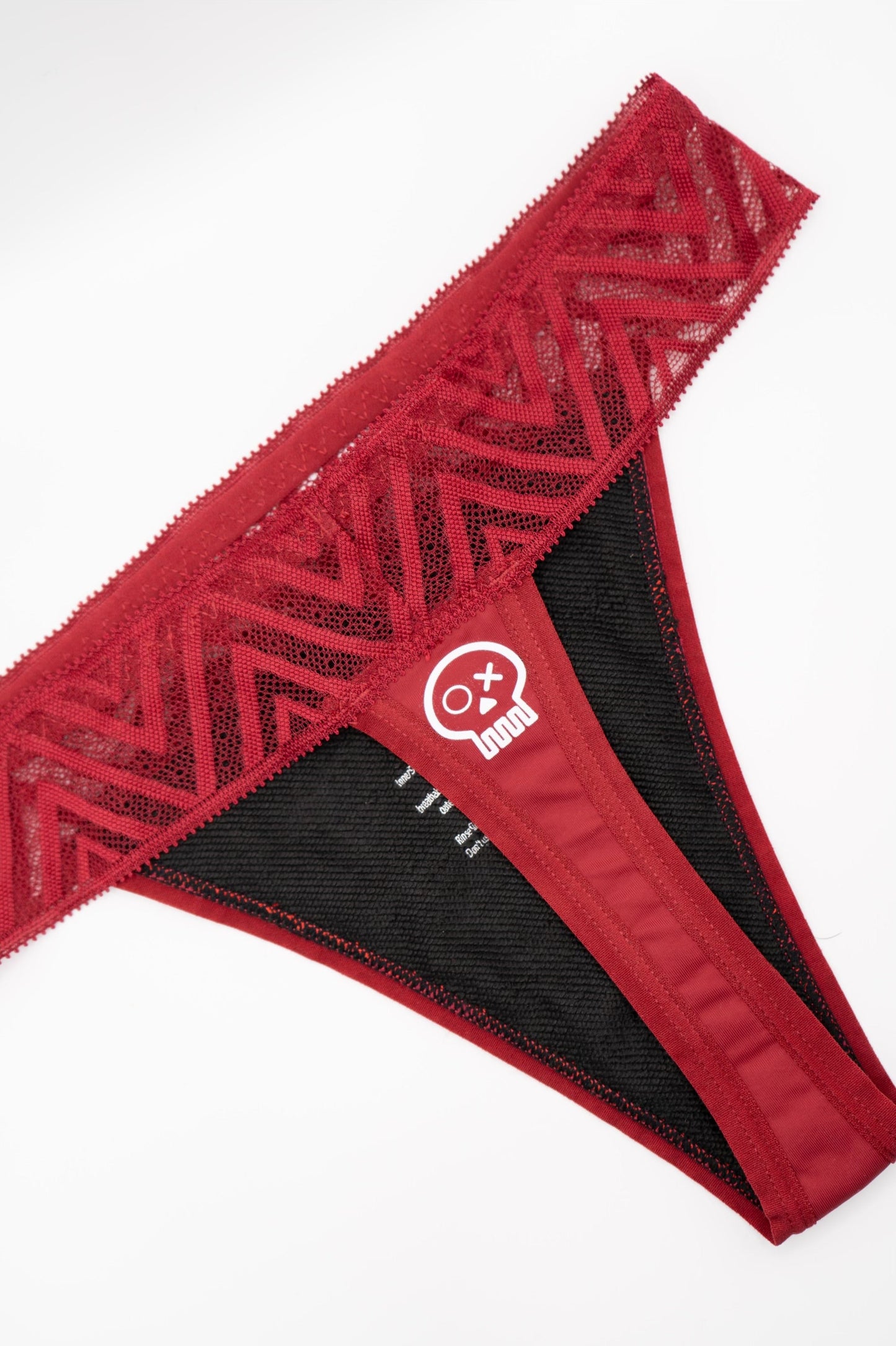 Lace Thong - Red