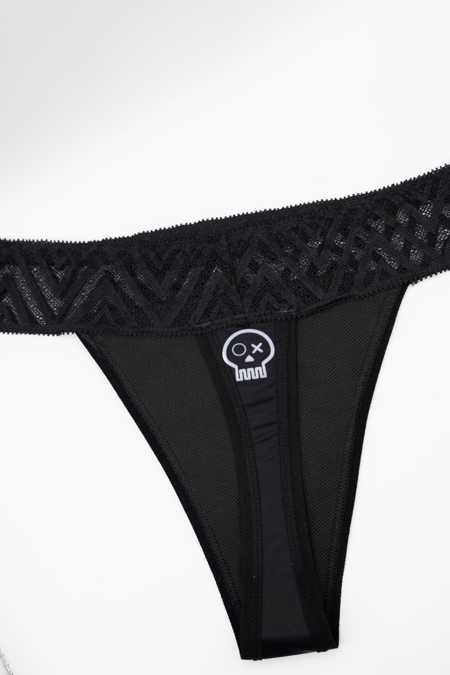 Lace Thong - Black