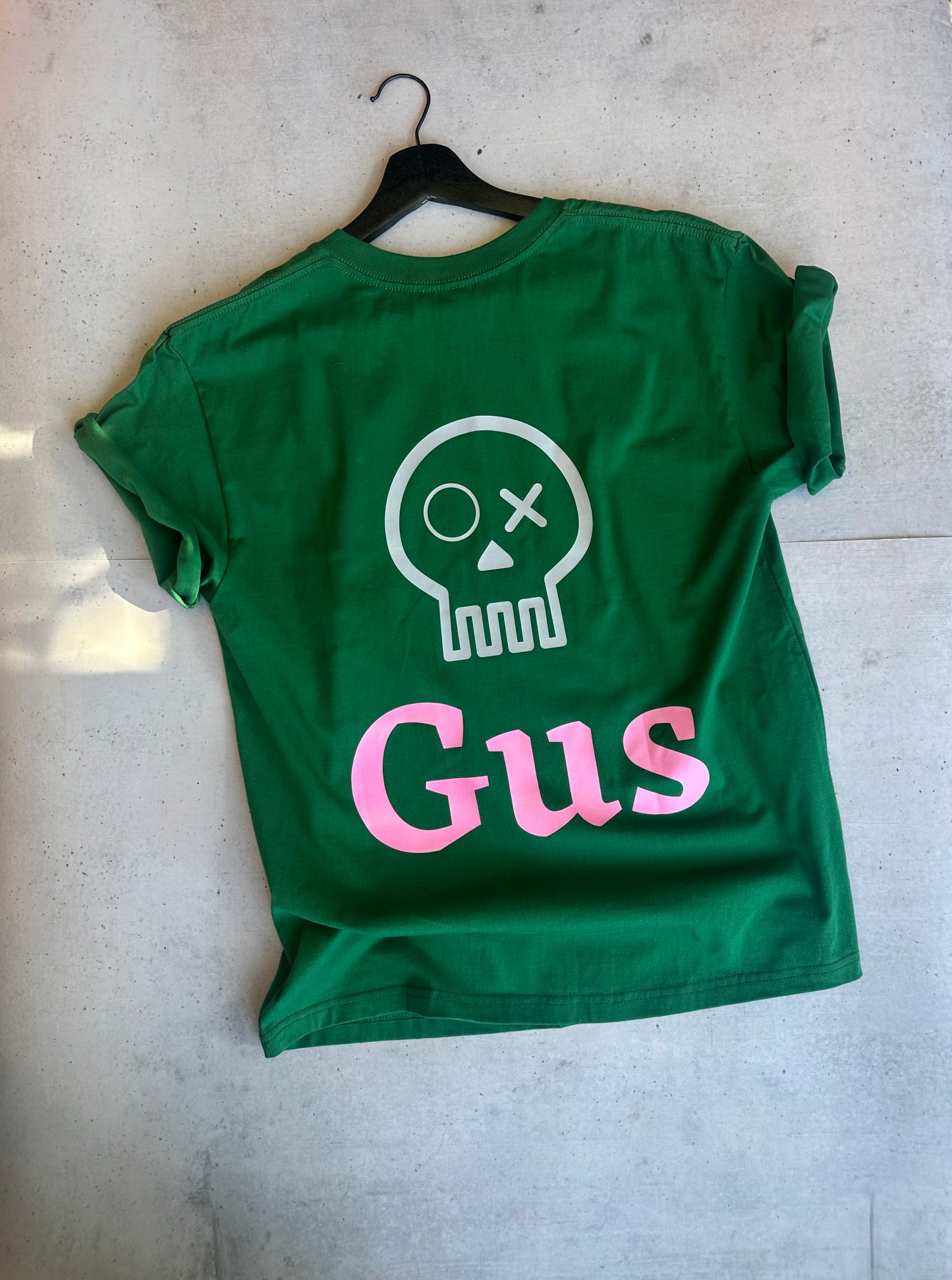 Gus T-Shirt - Green & Pink